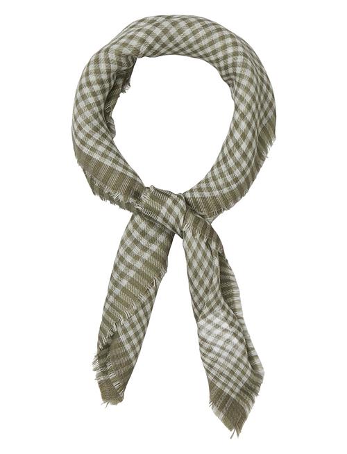 Becksöndergaard Gingham Wica Scarf Becksöndergaard Green