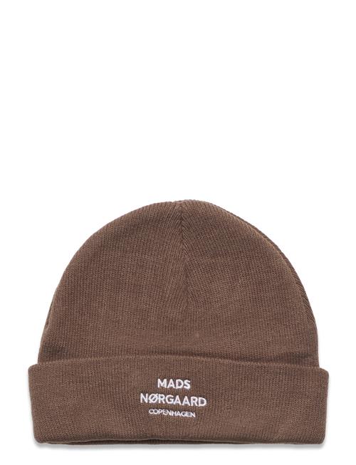 Mads Nørgaard Isak Logo Ambas Beanie Mads Nørgaard Brown