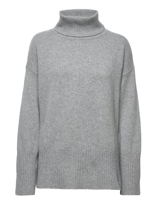 Se GANT Lounge Rollneck Sweater GANT Grey ved Booztlet