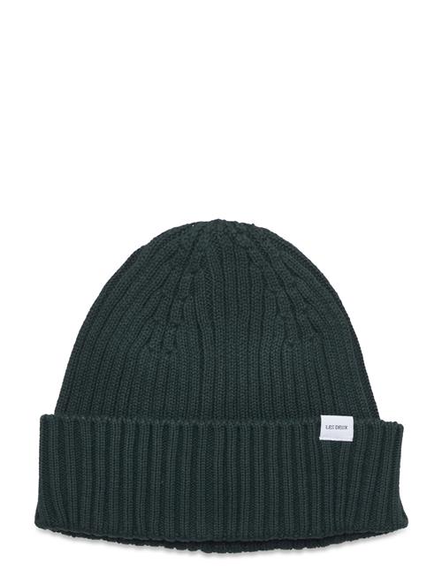 Les Deux Walter Cotton Rib Beanie Kids Les Deux Green