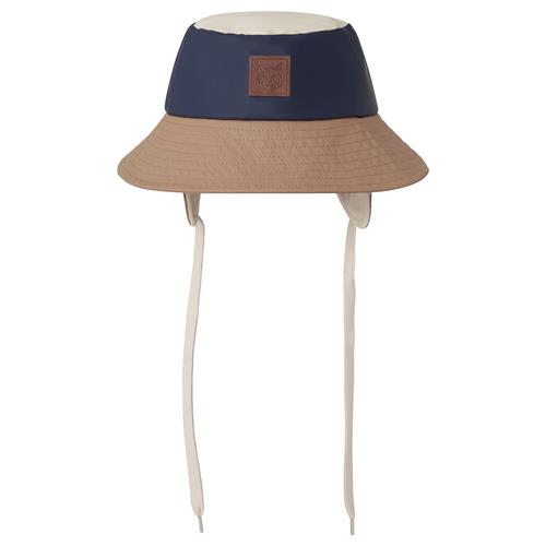 Kuling Liverpool Kontrastfarvet Genanvendt Regnhat Navy/Walnut 52/54 cm  Marineblå  52/54 cm  Unisex