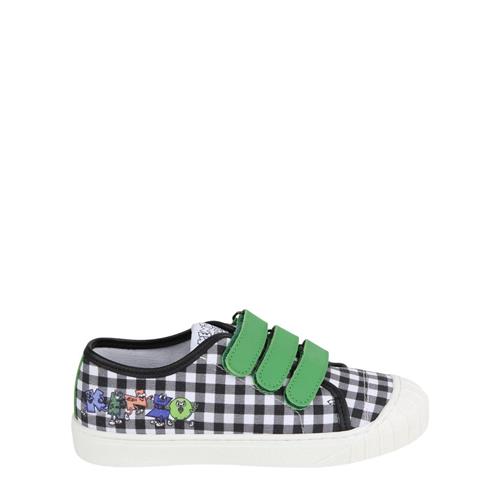 Kenzo Ginghame Sneakere Elfenben 27 EU  Creme  27 EU  Unisex