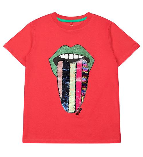 Se The New The New T-shirt - TnJennabell - Geranium ved KidsWorld