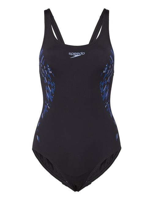 Speedo Womens Placement Muscleback Speedo Navy