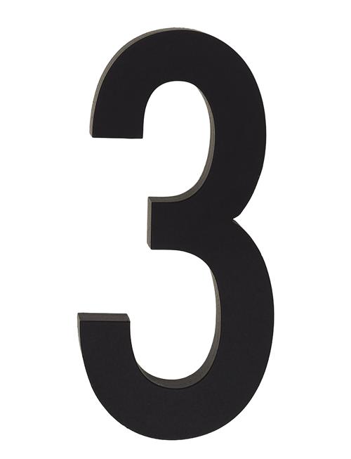 Architect Numbers Design Letters Black
