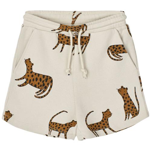 Liewood Gram Mønstret Sweatshorts Leopard Sandy | Beige | 116 cm