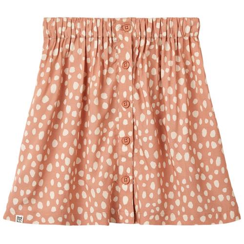 Se Liewood Rosita Mønstret Nederdel Leo Spots/Tuscany Rose | Lyserød | 104 cm ved Babyshop