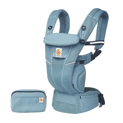 Se Ergobaby Omni Breeze Bæresele Slate Blue | Blå | 0-3 ved Babyshop