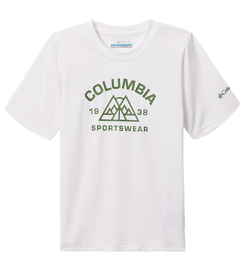 Se Columbia Columbia T-shirt - Mount Echo - White ved KidsWorld