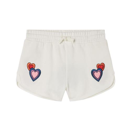 Stella McCartney Kids Broderet Shorts Cremefarvet | Hvid | 3 years