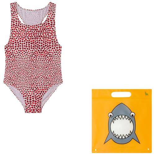 Se Stella McCartney Kids Hjertemønstret Badedragt Rød | Rød | 4 years ved Babyshop