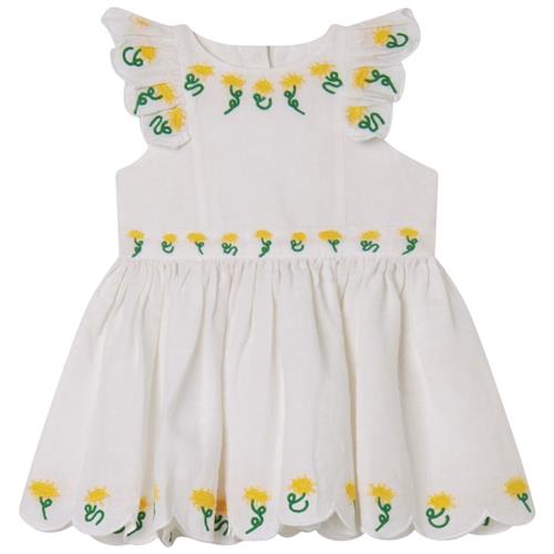 Se Stella McCartney Kids Kjole Med Broderi Hvid | Hvid | 18 months ved Babyshop