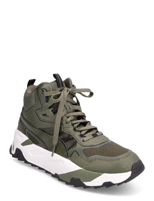 Se PUMA Trinity Mid Hybrid PUMA Khaki ved Booztlet