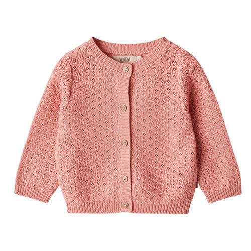 Wheat Magnella Cardigan Rosette | Lyserød | 62 cm