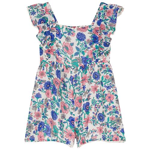 Louise Misha Shalina Romper Blue Summer Meadow | Blå | 6 years