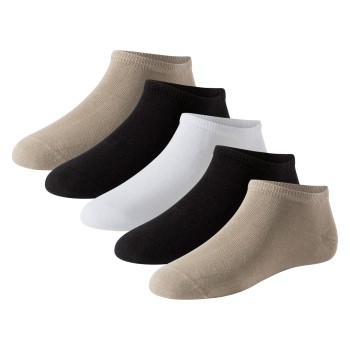 Schiesser Strømper 5P Men Sneaker Socks Flerfarvet-2 Str 39/42 Herre