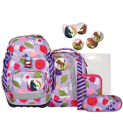 Se Ergobag Ergobag SkoletaskesÃ¦t - Pack - Flower PowBear ved KidsWorld