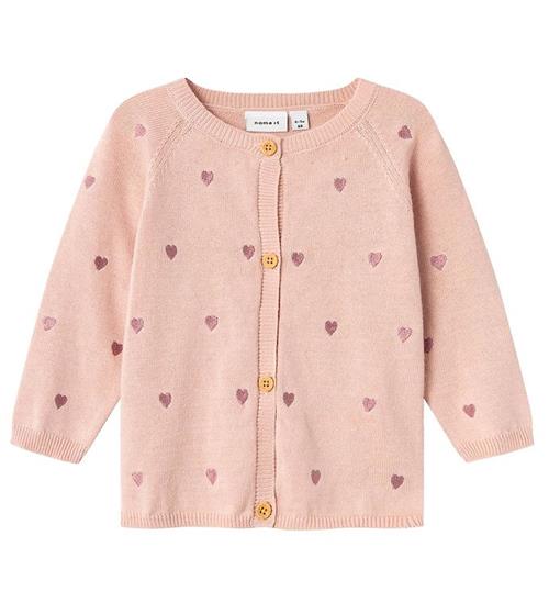 Name It Name It Cardigan - Strik - NbfBeheart - Sepia Rose