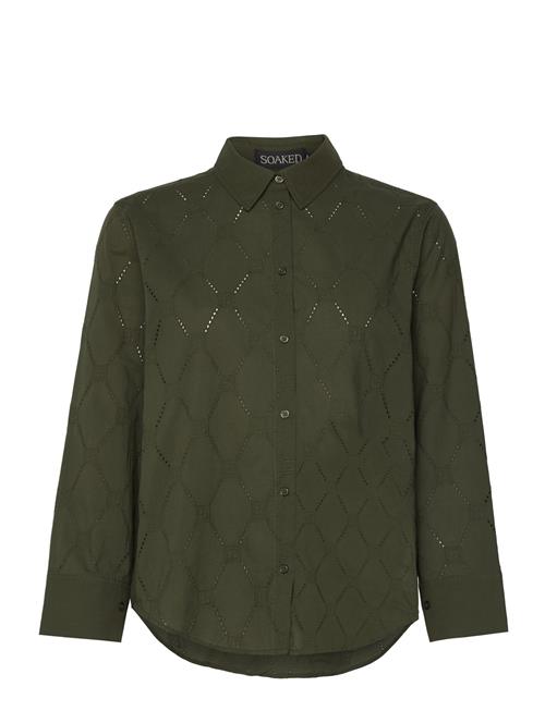 Soaked in Luxury Slwillie Shirt Ls Soaked In Luxury Green