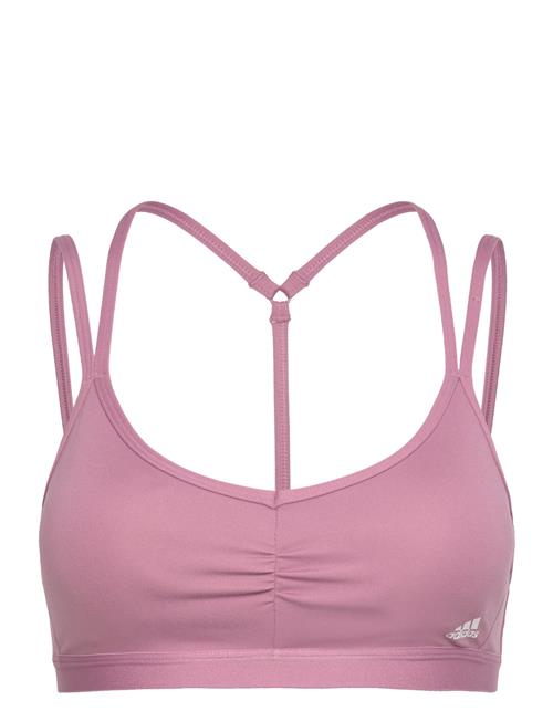 Se adidas Performance Yo Ess Ls Bra Adidas Performance Pink ved Booztlet