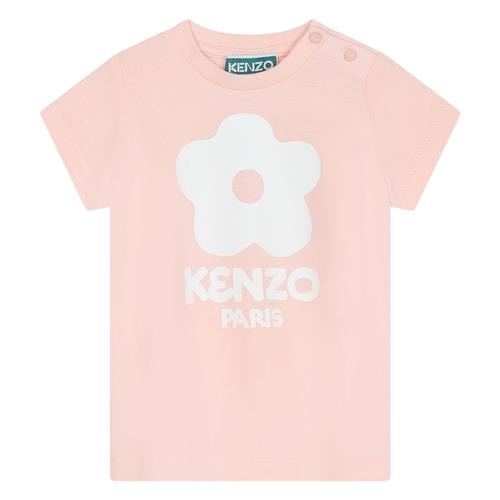 Se Kenzo Logo T-shirt Lyserød | Lyserød | 9 months ved Babyshop