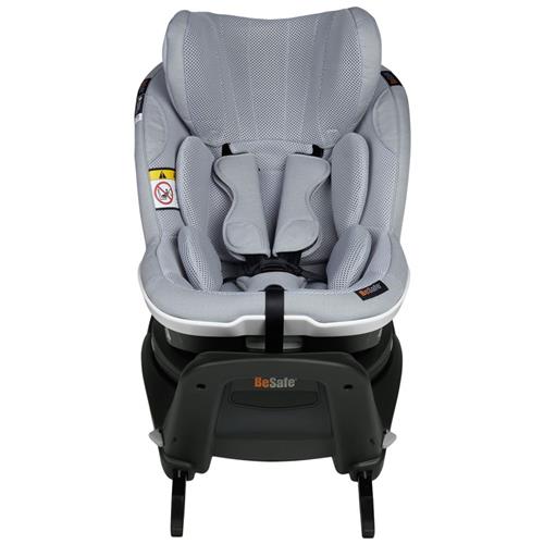 Se BeSafe iZi Twist M i-Size Autostol Peak Mesh | Grå | 7-5 ved Babyshop