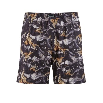 Bruno Banani Panthera Boxershorts Sort Mønster polyester Small Herre