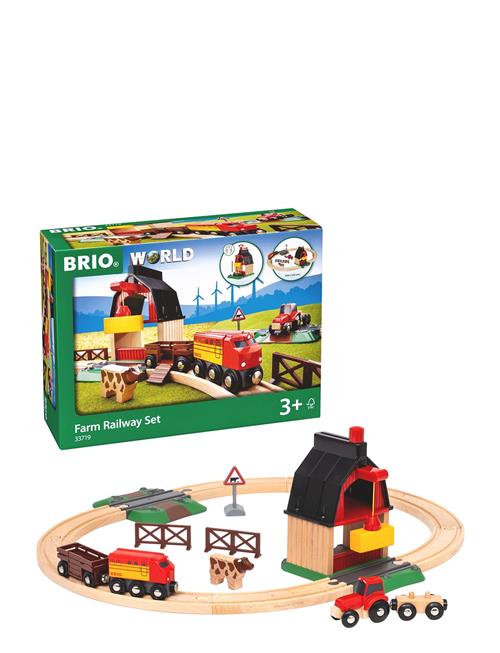 BRIO Brio 33719 Togbane, Bondegård-På-Landet, Sæt BRIO Patterned