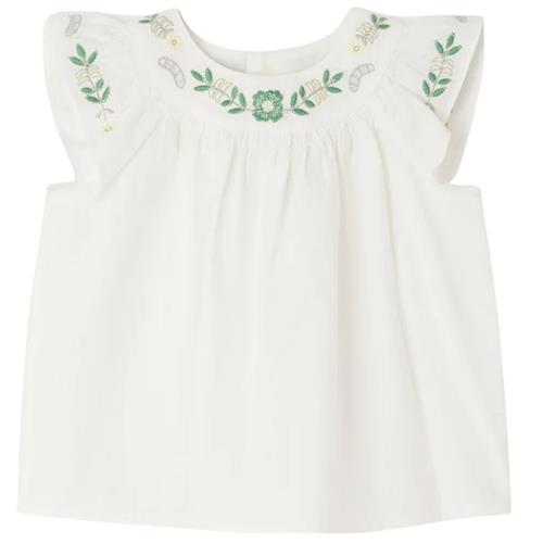 Se Bonpoint Lala Bluse Elfenben | Hvid | 18 months ved Babyshop