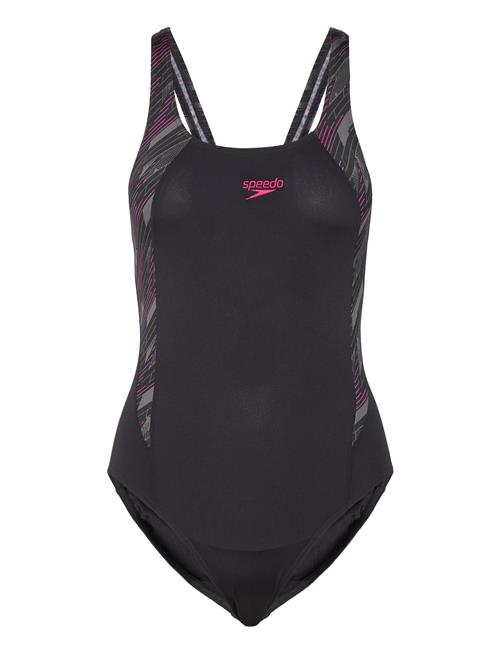 Speedo Womens Hyper Boom Splice Muscleback Speedo Black