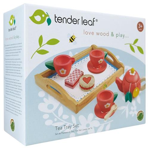 Tender Leaf Te Sæt Rød | Beige | 3-6