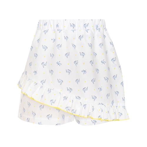 Se Paade Mode Blomstret Buksenederdel Pearl White | Hvid | 4 years ved Babyshop