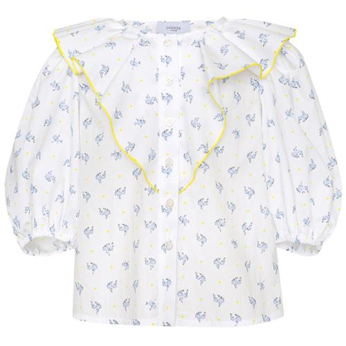 Paade Mode Blomstret Bluse Pearl White | Hvid | 6 years