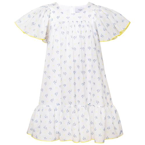 Paade Mode Blomstret Kjole Pearl White | Hvid | 6 years