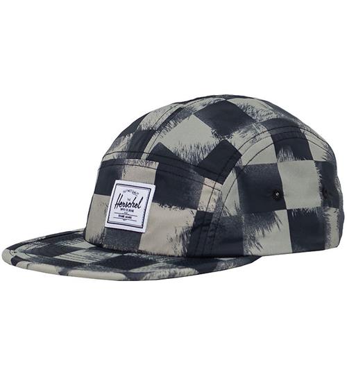 Se Herschel Herschel Kasket - Youth Glendale UV - Black Stencil Checker ved KidsWorld