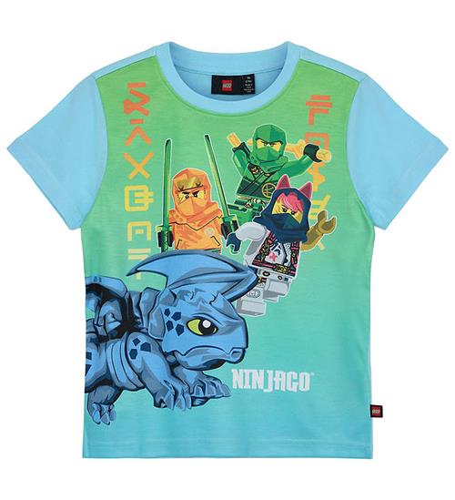 Se LEGOÂ® Wear LEGOÂ® Ninjago T-shirt - LWTano 316 - Light Blue ved KidsWorld