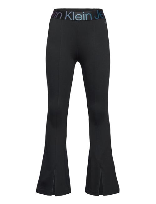 Se Calvin Klein Punto Tape Flare Pants Calvin Klein Black ved Booztlet