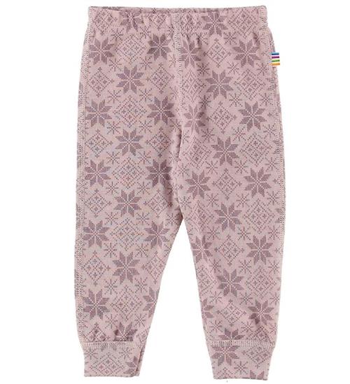 Se Joha Joha Leggings - Uld - Rosa m. Stjerner ved KidsWorld