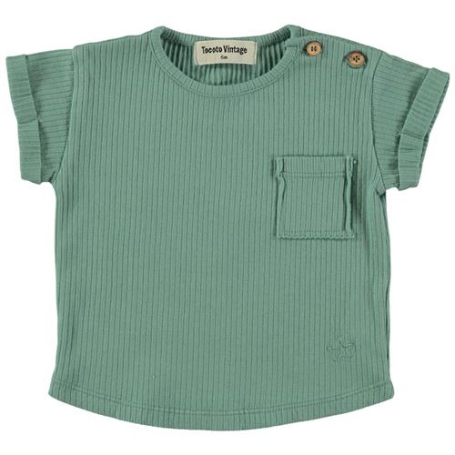 Tocoto Vintage Ribbet Baby T-shirt Grøn | Grønn | 9 months