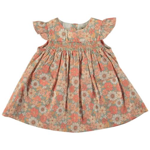 Tocoto Vintage Blomstret Baby-kjole Lyserød | Lyserød | 6 months