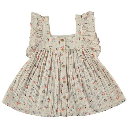 Tocoto Vintage Blomstret Bluse Til Baby Naturhvid |  | 18 months