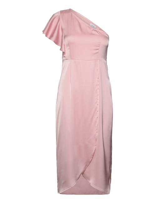 Vila Vinevea Shoulder Midcalf Dress/Bm/Dc Vila Pink