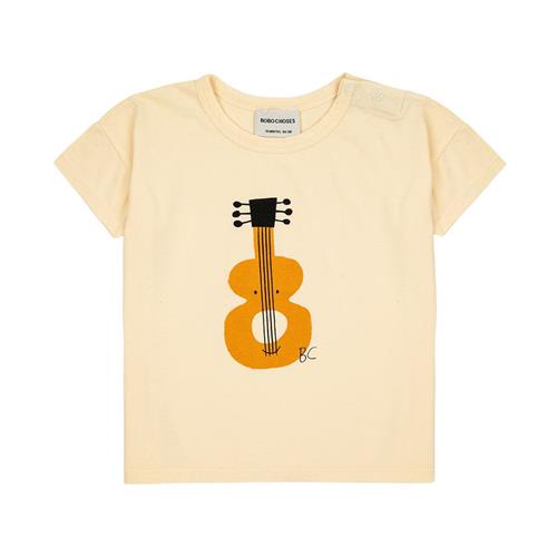 Bobo Choses Acoustic Guitar Baby T-shirt Gul | Gul | 18 months