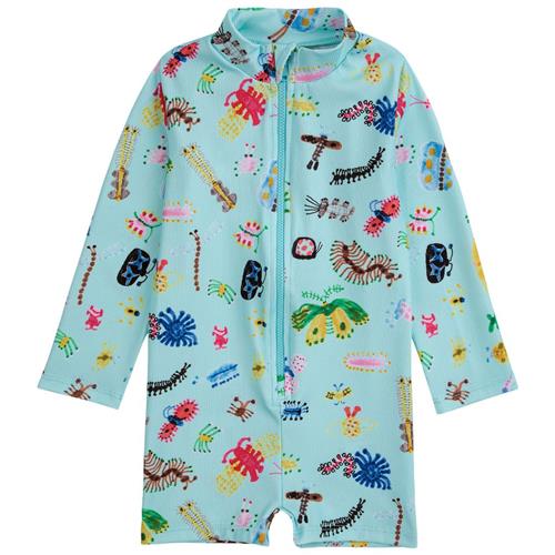 Se Bobo Choses Funny Insects Mønstret UV-dragt Blå | Blå | 18 months ved Babyshop