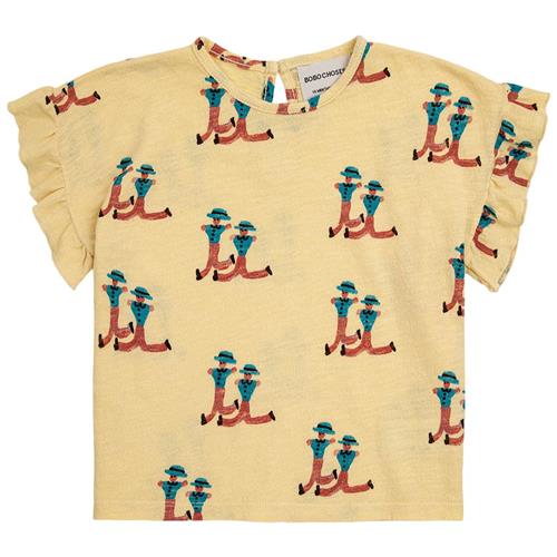 Se Bobo Choses Dancing Giants Baby T-shirt Gul | Gul | 18 months ved Babyshop