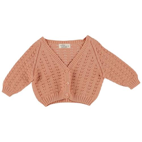 Se Cozmo Aurora Babycardigan Lyserød | Lyserød | 3 months ved Babyshop