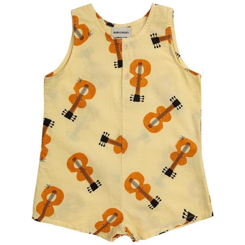 Bobo Choses Acoustic Guitar Romper Gul | Gul | 9 months