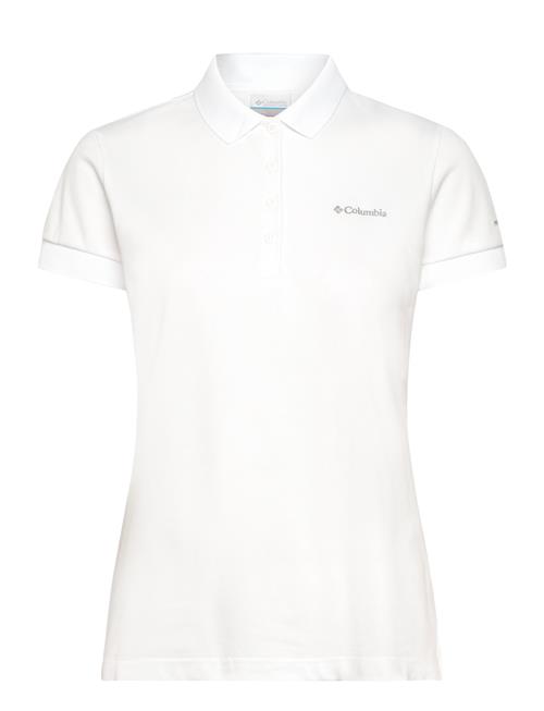 Se Columbia Sportswear Lakeside Trail Solid Pique Polo Columbia Sportswear White ved Booztlet