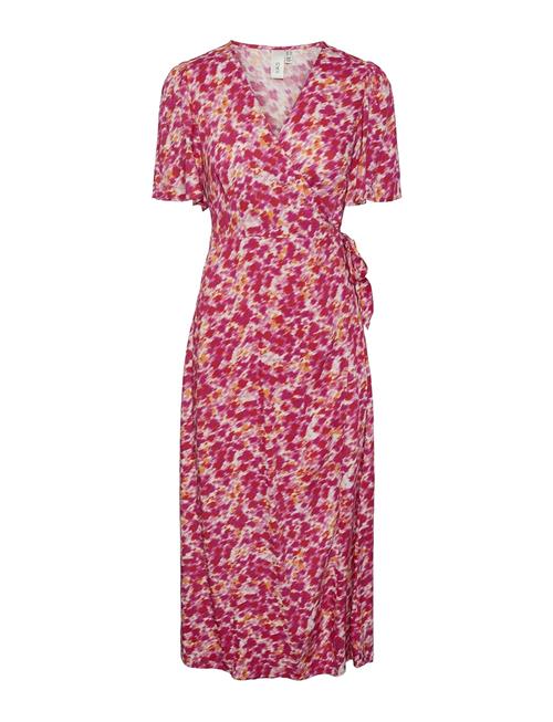 YAS Yasalira Ss Long Wrap Dress S. Noos YAS Pink