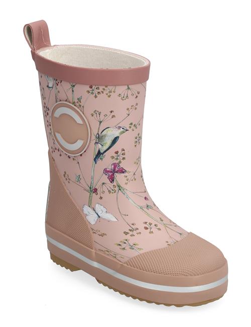 Se Printed Wellies Mikk-line Pink ved Booztlet